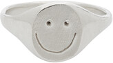 Thumbnail for your product : Seb Brown Silver Smiley Ring
