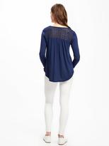 Thumbnail for your product : Old Navy Crochet-Back Swing Top for Women