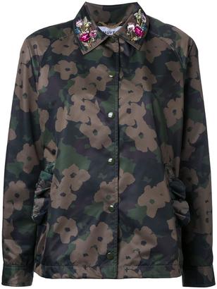 Muveil floral camouflage jacket - women - Polyester - 38