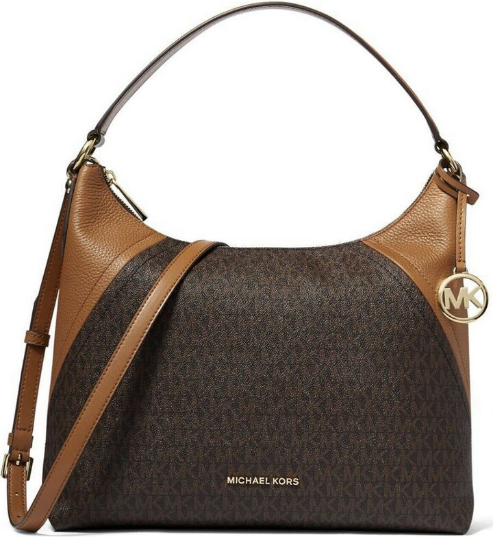 Michael Kors Aria Signature VC Leather Shoulder Crossbody Bag ShopStyle