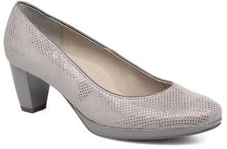 ara Women's Toulouse Pla 23402 Rounded Toe High Heels In Grey - Size Uk 6 / Eu