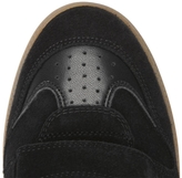 Thumbnail for your product : Isabel Marant Bekett black suede concealed wedge trainers
