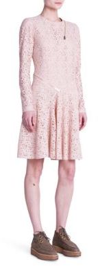Stella McCartney Zip-Detail Lace Dress