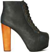 Thumbnail for your product : Nasty Gal Jeffrey Campbell Lita Platform Boot - Distressed Black
