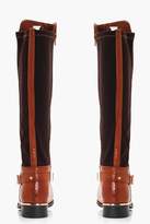 Thumbnail for your product : boohoo Betsy Buckle Trim Knee High Riding Boots