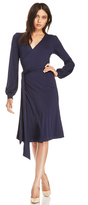 Thumbnail for your product : DAILYLOOK Cultivated Modal Wrap Dress in black M