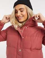 Thumbnail for your product : Brave Soul slay puffer jacket in rose pink