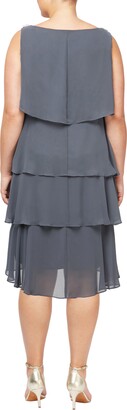 SL Fashions Tiered Sleeveless Dress