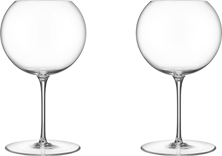 Orrefors Geometry Red Wine Glass, Set of 2
