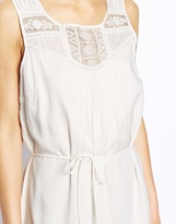 Thumbnail for your product : Vila Sleeveless Lace Detail Tie Waist Dress