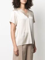 Thumbnail for your product : Antonelli silk V-neck T-shirt