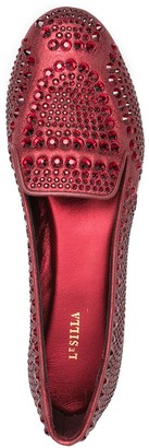 Le Silla Dixie crystal-embellished slippers