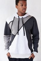 Thumbnail for your product : Urban Outfitters Feathers Colorblock Pullover Hooded Sweatshirt