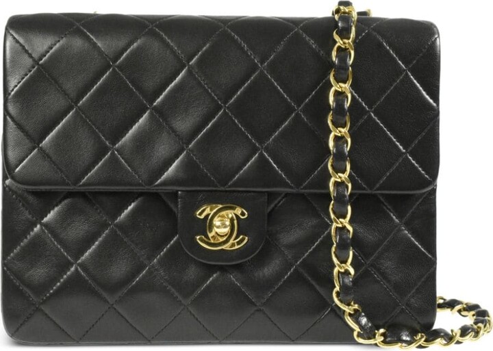 Chanel Pre Owned 1992 Classic Flap square shoulder bag - ShopStyle