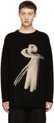 Yohji Yamamoto Black Women Crewneck Sweater