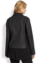 Thumbnail for your product : Eileen Fisher Eileen Fisher, Sizes 14-24 Moto Jacket