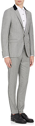 Lanvin Men's Micro-Houndstooth Wool-Blend One-Button Sportcoat