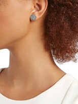 Thumbnail for your product : Nina Gilin Black Rhodium-Plated Silver & Diamond Stud Earrings