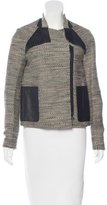 Thumbnail for your product : 3.1 Phillip Lim Leather-Accented Wool Jacket