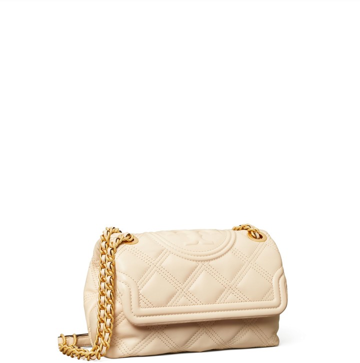 small cream shoulder bag