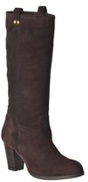 Thumbnail for your product : Merona Women's Kamiyah Suede Heeled Boots - Brown