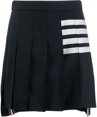 Thom Browne 4-Bar pleated miniskirt