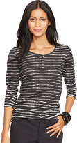 Thumbnail for your product : Lauren Ralph Lauren Striped Scoopneck Shirt