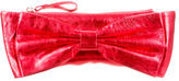 Thumbnail for your product : Kate Spade Bow-Accented Leather Clutch