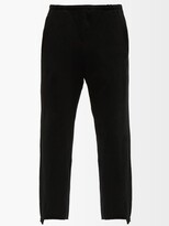 Thumbnail for your product : Kuro Split-cuff Cotton-jersey Track Pants - Black