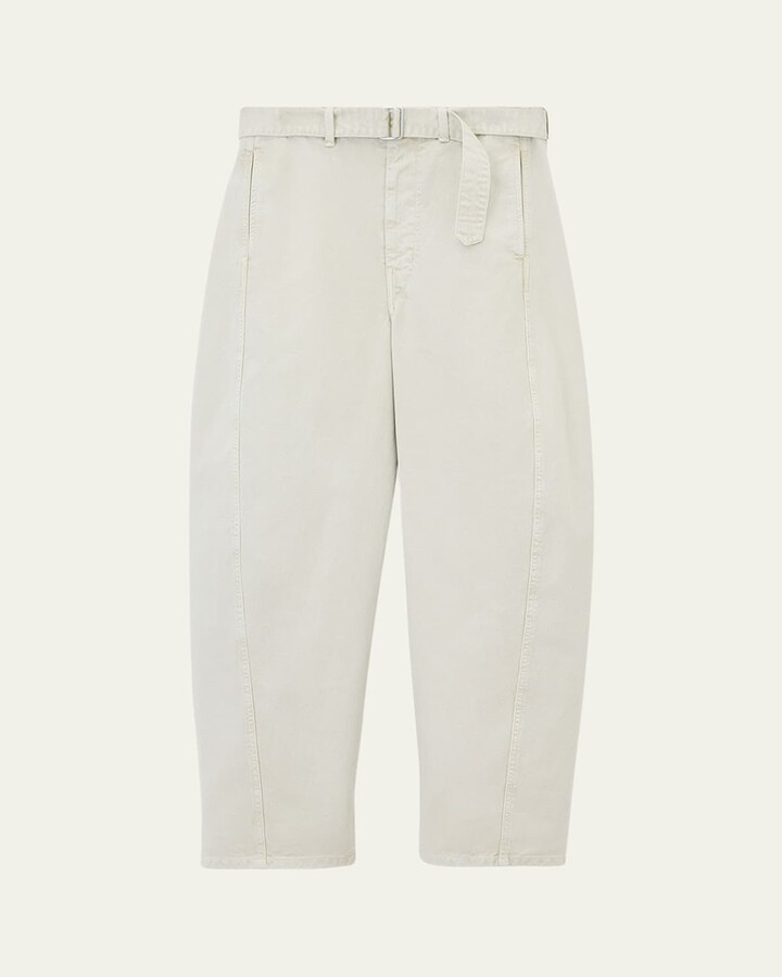 Men's Twisted Jeans with Self Belt