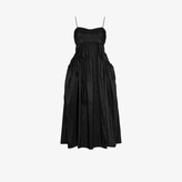 Thumbnail for your product : Cecilie Bahnsen Black Cameron Flared Midi Dress