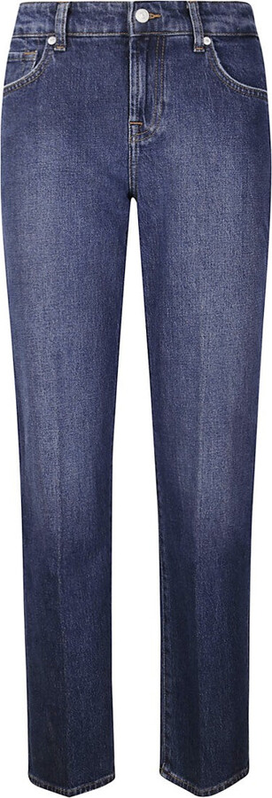 7 For All Mankind Calie Straight Radar Jeans