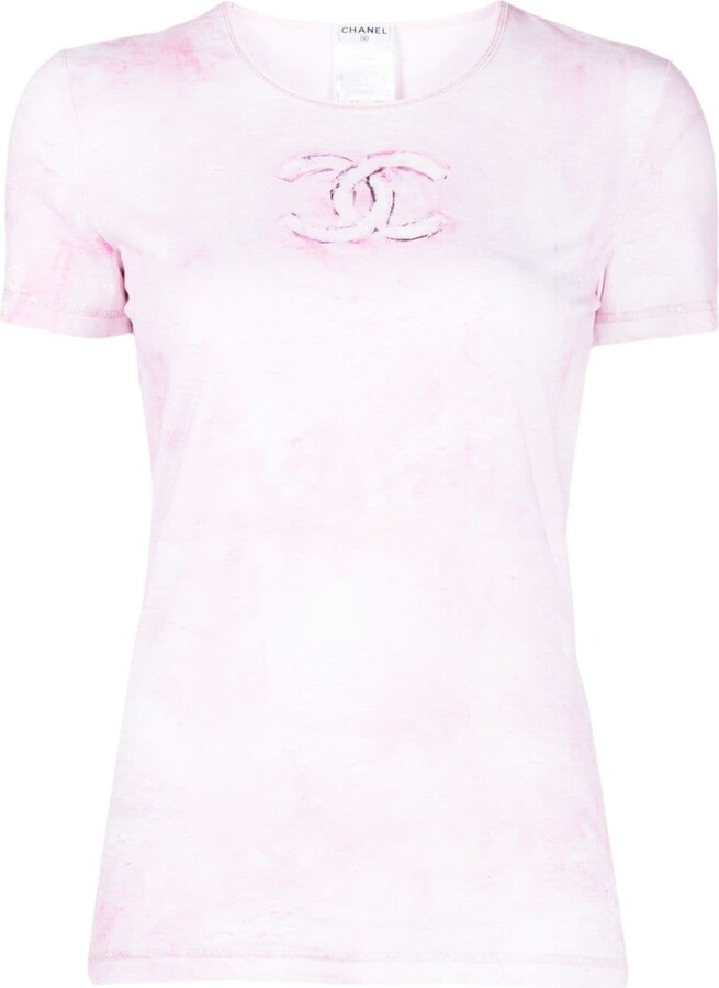 Chanel Pre Owned Women's Pink Tops