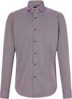 Thumbnail for your product : HUGO BOSS Regular-fit shirt in structured super-flex fabric