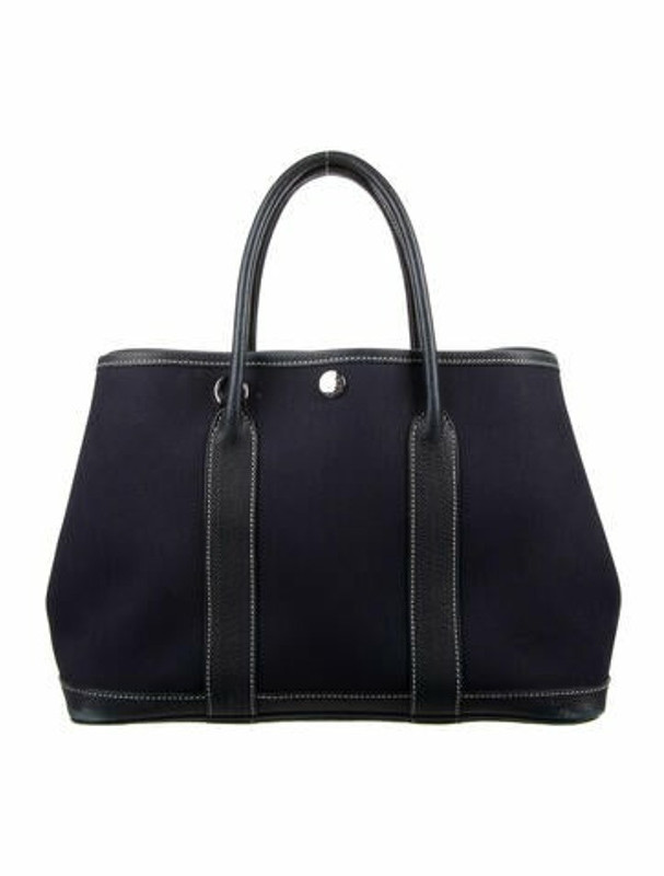 Hermes Toile Garden Party TPM Blue - ShopStyle Bags