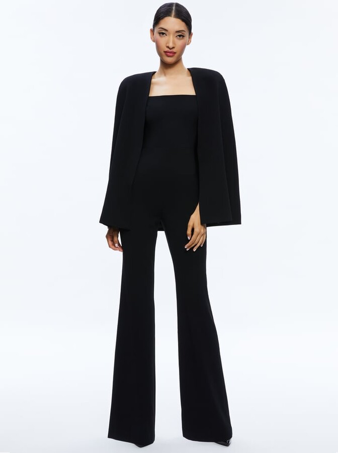 Alice + Olivia Nova Cape Jumpsuit ShopStyle