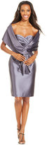 Thumbnail for your product : Adrianna Papell Strapless Back-Bow Sweetheart Sheath