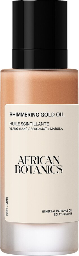 African Botanics Marula Shimmering Gold Oil in Beauty: NA
