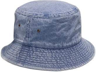 Newhattan Short Brim Visor Cotton Bucket Sun Hat