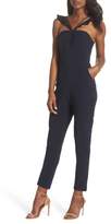 Thumbnail for your product : Adelyn Rae Flutter Neck Jumpsuit