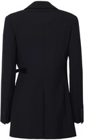 Thumbnail for your product : Prada Light Cool Wool Blazer W/ Buckle