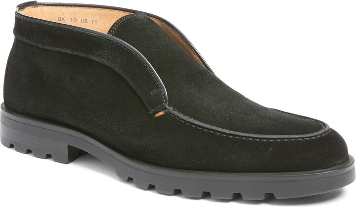 Santoni Lug Sole Slip-On Shoe