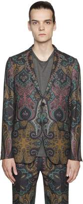 Etro Paisley Cool Wool Jacquard Jacket