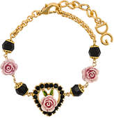 Dolce & Gabbana bracelet à détail de fleurs