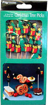 Hutzler Wood Christmas Picks