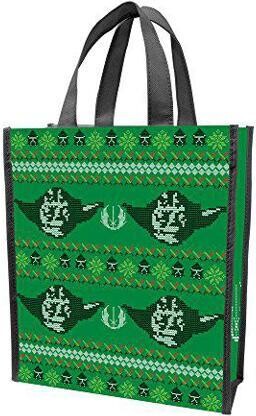 Vandor LLC Vandor 99673 Star Wars Ugly Sweater Recycled Shopper Tote, Small
