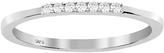Thumbnail for your product : Ice Diamond Accented Rhodium-Plated Sterling Silver 7-Stone Promise Ring