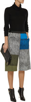 Thumbnail for your product : Tibi Cropped cotton and silk-blend wide-leg pants