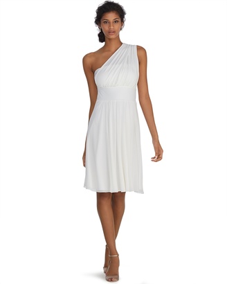 White House Black Market Genius Convertible White Bridesmaid Dress