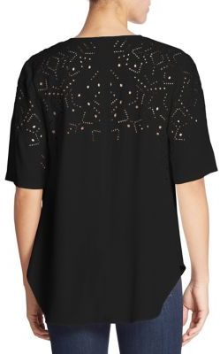 Theory Antazie Eyelet Top